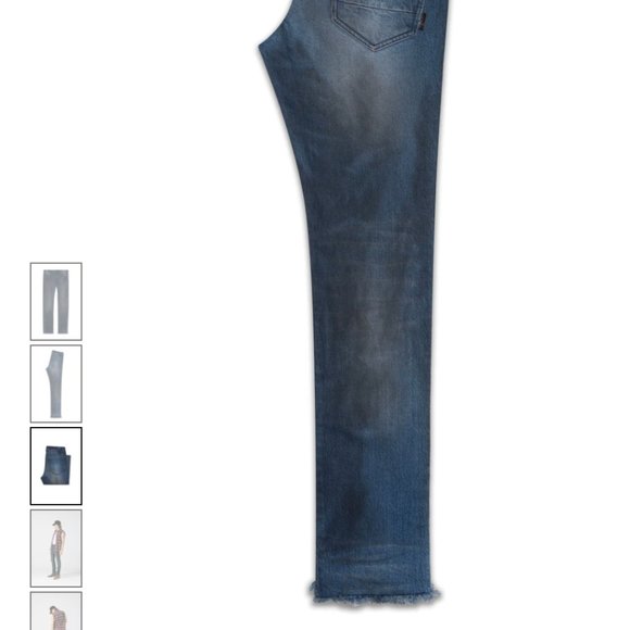 Six Week Residency DESERT OASIS INDIGO SKINNY DENIM - Picture 3 of 3